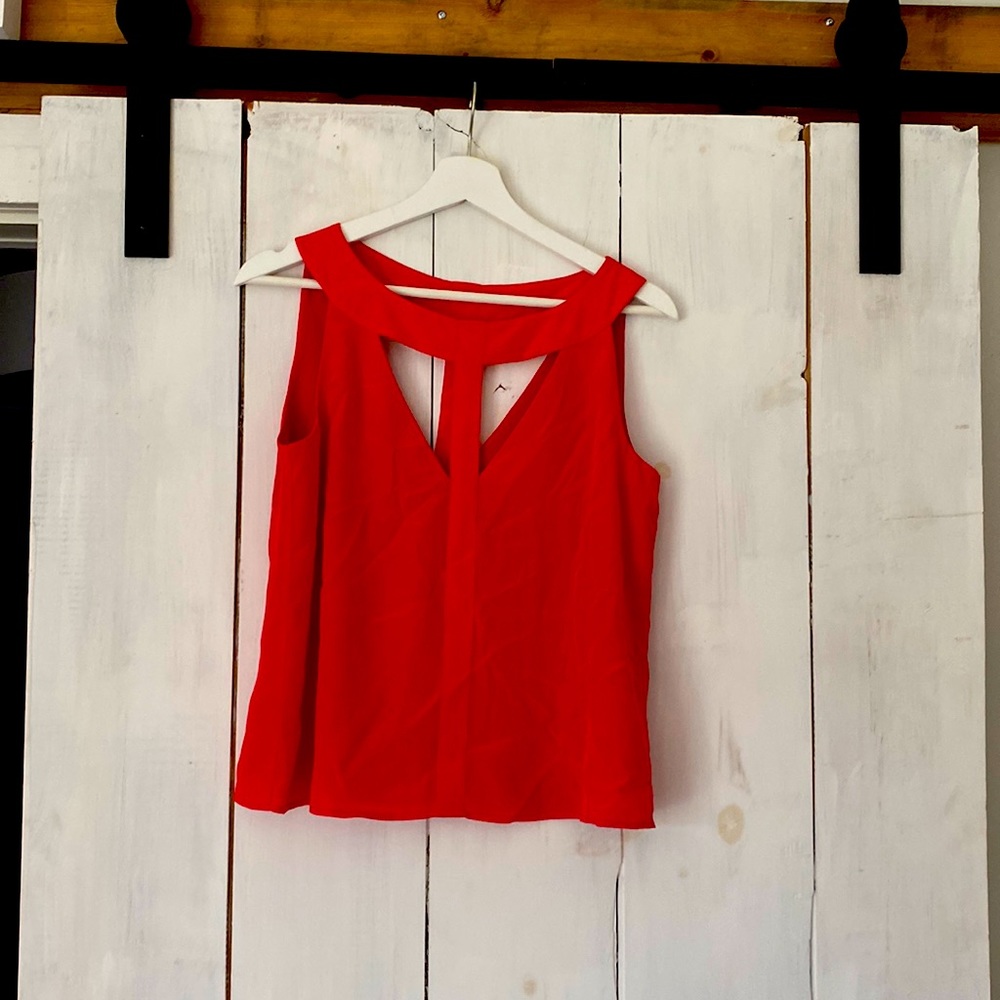 BCBG silk top